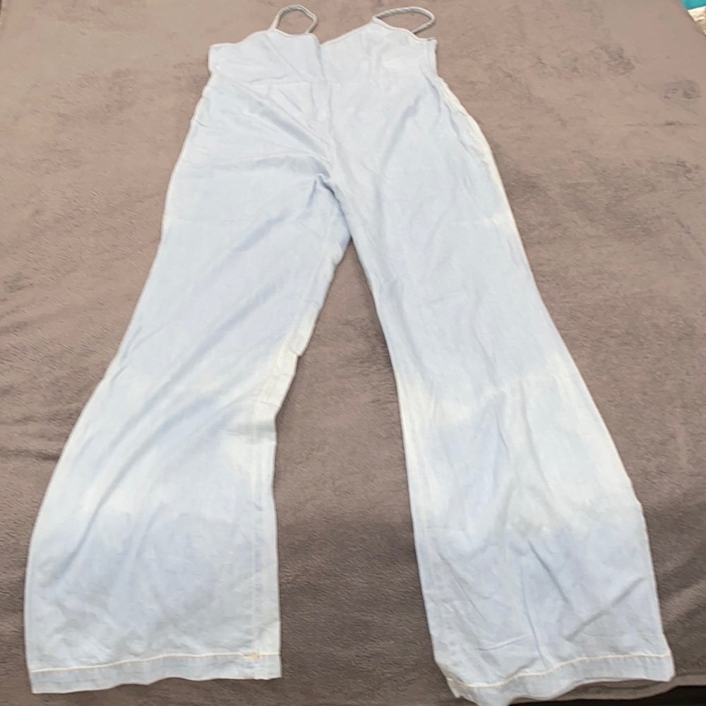 BDG Denim Flared Jumpsuit